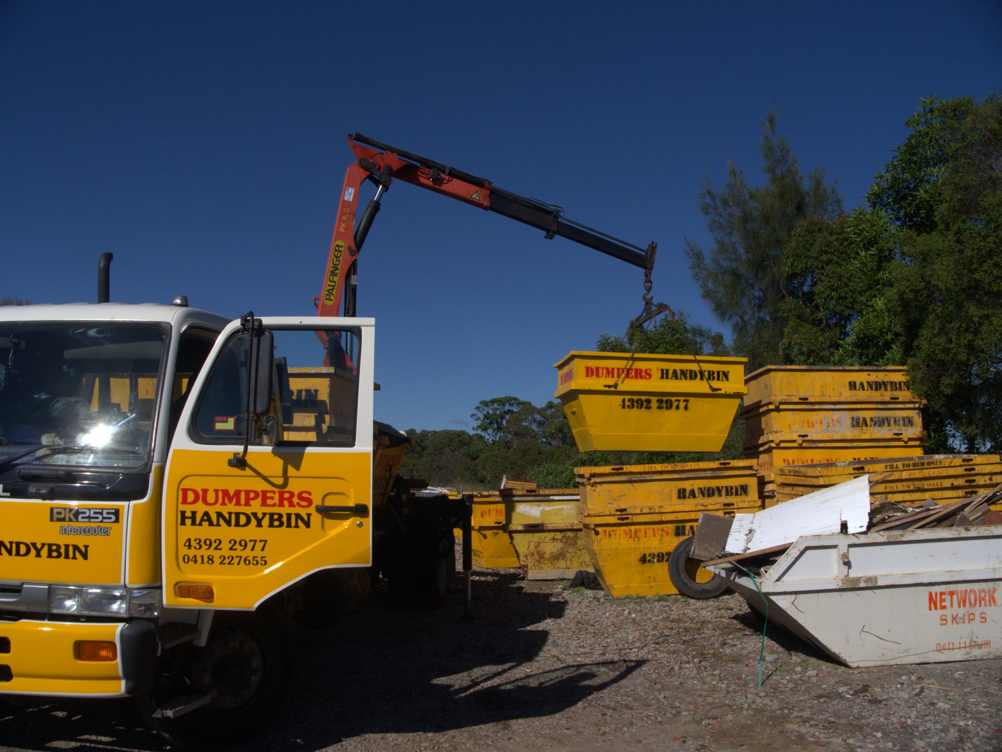 crane for difficult deliveries