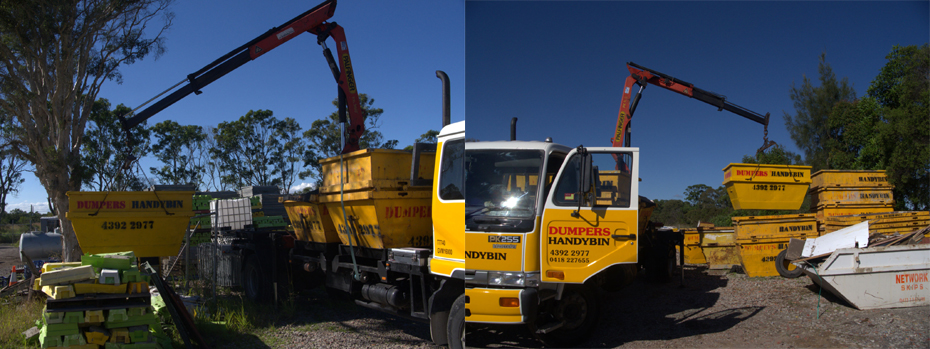 Our crane can get into tight spots